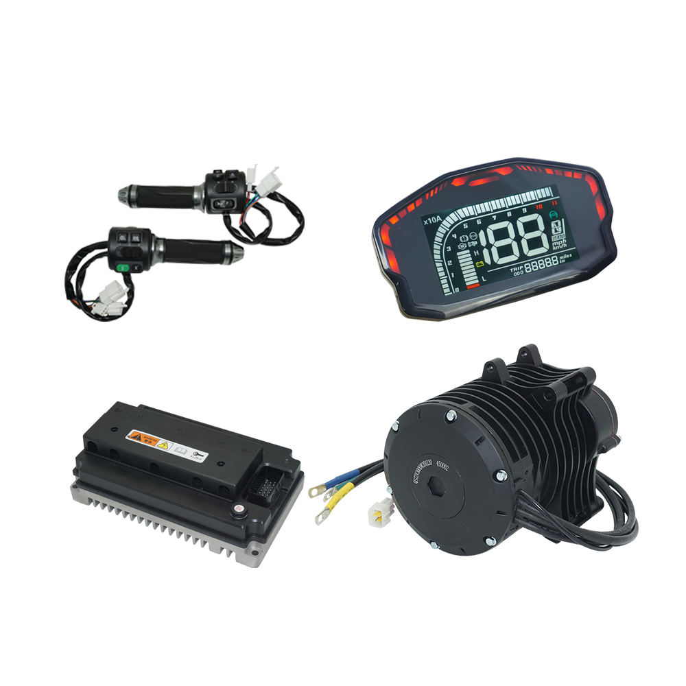 Mid Drive Motor Kit 72V 3000W - QSMOTOR 138 3000W V3 70H 5500W