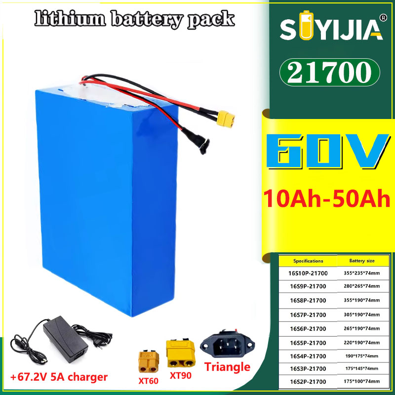 New 60V 50Ah 40Ah 30Ah 20Ah 15 - đánh giá và giá 60V 30Ah Electric Scooter Battery