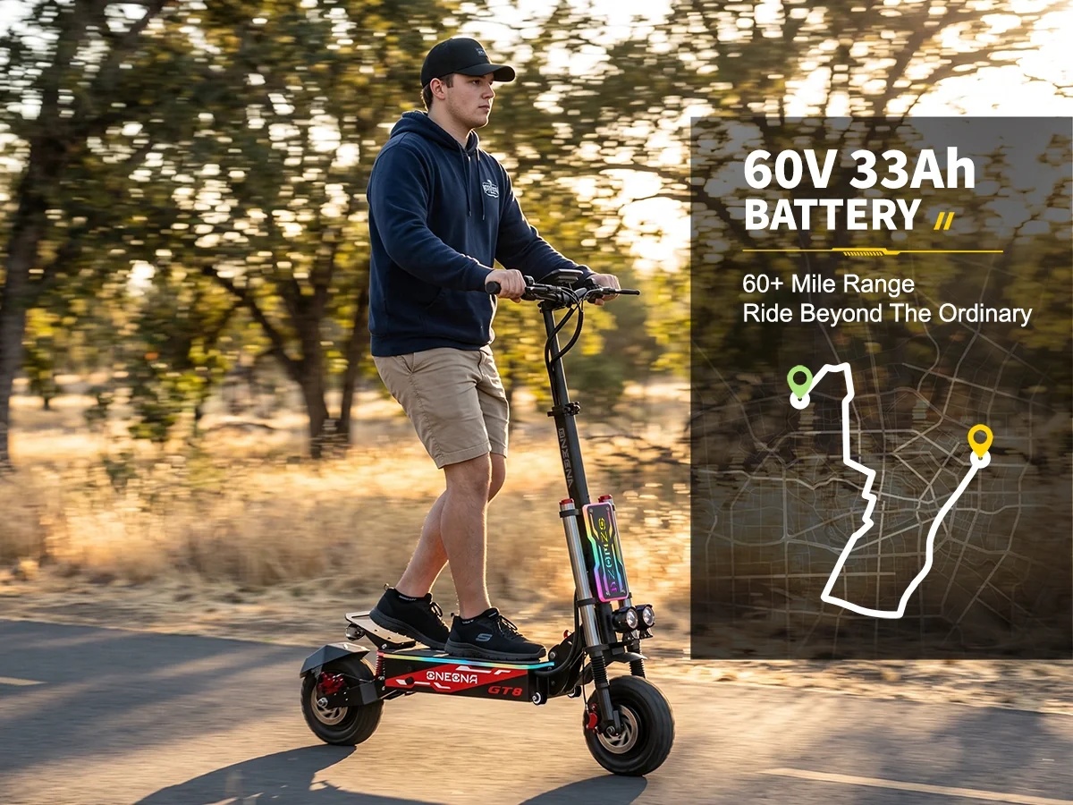 ONECNA NEW GT8PRO Adult Electr - đánh giá và giá 60V 5600W Dual Motor Electric Scooter