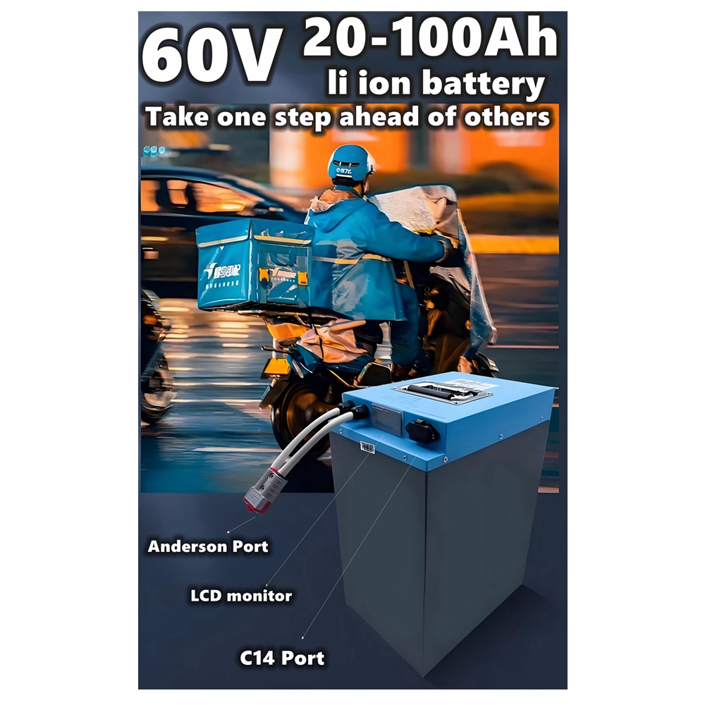 HS 60V Scooter li ion battery  - đánh giá và giá 60V 30Ah Electric Scooter Battery