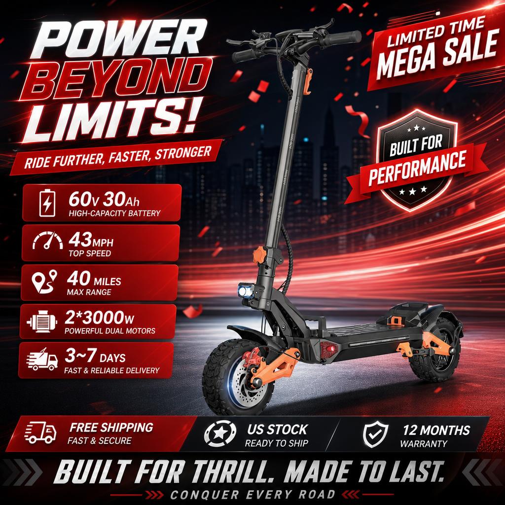 FREEBOY H9 Adult Electric Scoo - đánh giá và giá 60V 30Ah Electric Scooter Battery