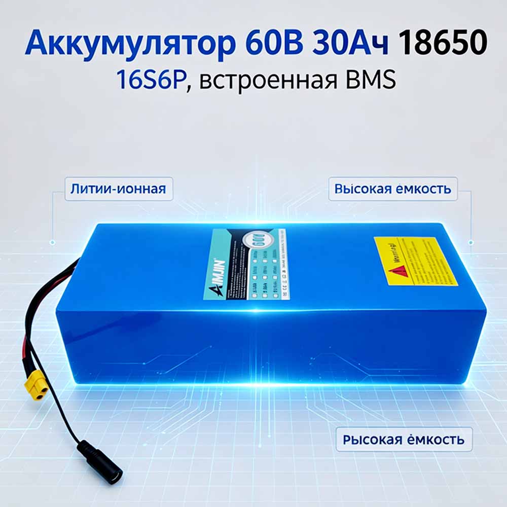 16S6P 60V 30Ah 18650 Lithium I - đánh giá và giá 60V 30Ah Electric Scooter Battery